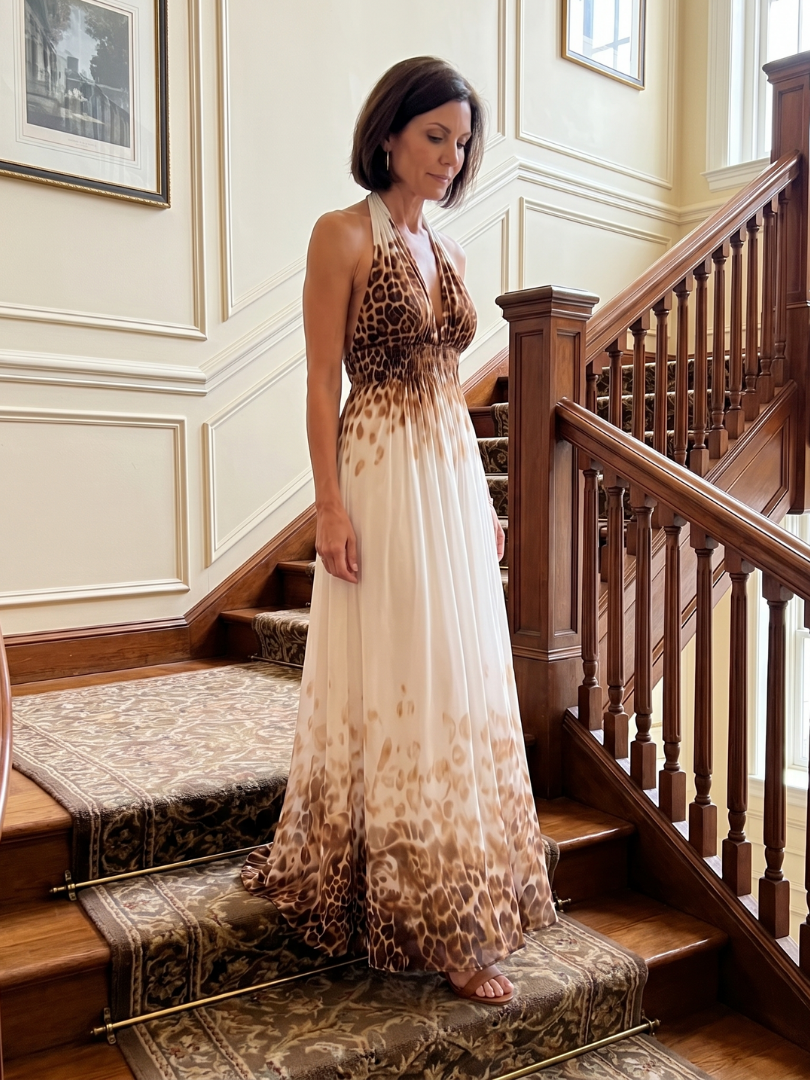 Orlune | Pleated White Midi Dress